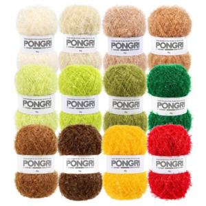 털실나라 퐁그리 수세미 뜨개실 12종 세트