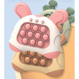 J2K 푸쉬팝 게임기 미니 보드게임 지능개발 집중력 영어 기린(그린)