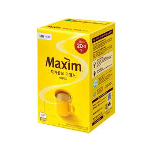 맥심 모카골드 마일드 커피믹스  160T+20T (총180T)