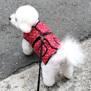 강아지옷 김장 양털 하네스 조끼 핸드메이드 주문제작