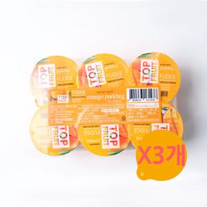 탑플룻 망고푸딩 6입 (690g) x3개 / 푸딩 젤리