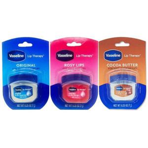 바세린 립테라피 립밤 7g 오리지날+로지립스+코코아버터 3종 세트