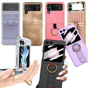 갤럭시Z플립5 5G 제트플립 투명 하드 가죽폰케이스 2개 이상 국산 필름