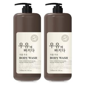 우유에 빠지다 곡물 우유 바디워시 1500ml 2개