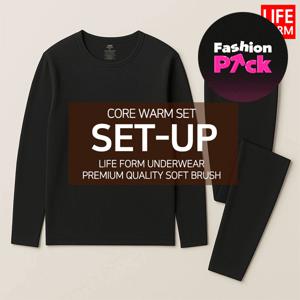 라이프폼 에센셜 웜 셋 약기모 내복세트 남성 여성 보온 내의 상의 하의