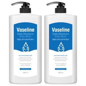 바세린 약산성 바디워시 대용량 1000ml 2개 (베이비파우더향)