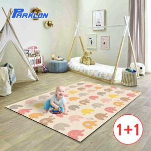 1+1 리틀 엘리펀트 놀이방매트 200x140x1.0cm 잘라쓰는 거실 베란다 층간소음매트 매트2장구성
