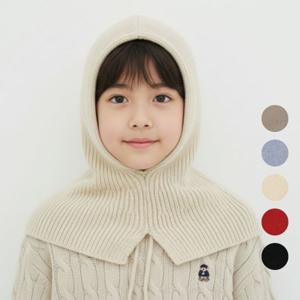KC인증 로앤로 아동 바라클라바(3세~16세)방한 후드넥워머/키즈바라클라바/주니어바라바/니트바라클라바