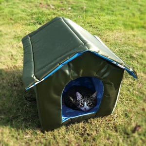 겨울 길냥이텐트 길고양이 고양이 겨울집 야외 실외 급식소 비닐하우스 텐트 방한 난방 겨울 - M / 겨울 - L