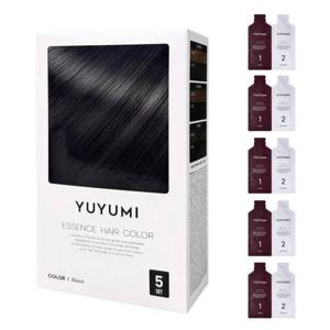 유유미 염색약 염색샴푸 새치염색 30ml 5set 블랙