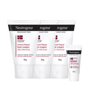 뉴트로지나 인텐스 풋크림 56g x3+(증) 시카에멀젼 15ml /복수구매할인