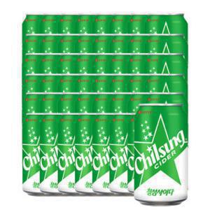 (10%적립) 칠성사이다 350ml 48캔/탄산음료/사이다/음료수 사이다/칠성/오리지널