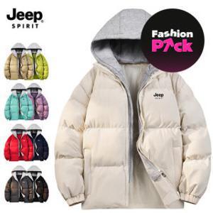 (패션픽) 25년 신상 지프 JEEP SPIRIT 남녀공용 아웃도어 자켓 패딩 점퍼 JP9978