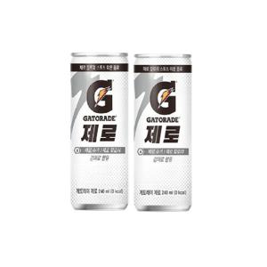 게토레이 제로 슈거 240ml x 60캔 제로칼로리 스포츠 이온음료