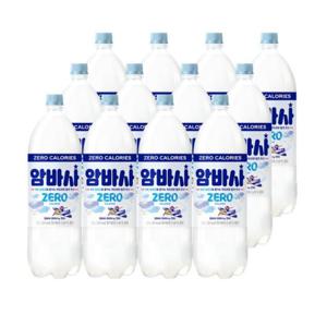 암바사 제로 1.5L x 12개 by환타 우유 소다맛