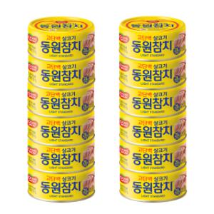 동원 라이트 스탠다드 참치 150g 원터치 12개