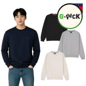 타미힐피거 기본로고 기모맨투맨 4색상 78JB341