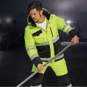 티뷰크 겨울 형광 패딩 캠핑 방한복 작업복 배달 퀵 점퍼 상의 하의 TBS-5031