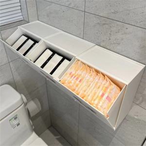 다용도 무타공 부착식 분리수거함 수납정리함 슬라이딩 분리가능 레귤러 수납함