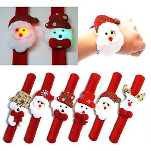 어린이 크리스마스 소품 산타 팔찌 LED 브로치 볼펜 구디백 어린이집 유치원 크리스마스 선물 단체선물