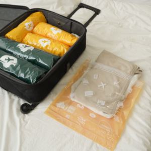 컴팩 롤업 압축팩 해외여행 패키지세트 ( 소형4장+중형4장+대형2장+이지클립2개) 총 10장