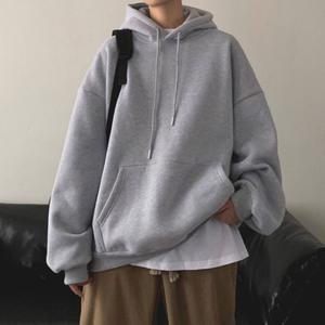 베이직 남녀공용 오버핏 기모후드티 폴리에스테르 무지 겨울 남성 여성 후드 OFS-WHD11