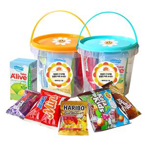 과자세트 간식꾸러미 구디백 학교 행사 과자선물 어린이집 유치원 단체 포장간식 답례품  단체간식세트