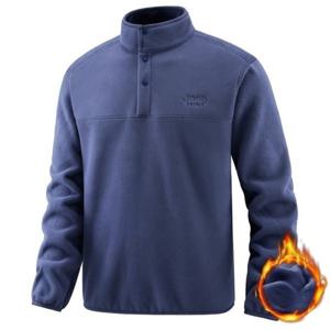 지프스피릿 긴팔티셔츠 남자 봄 캐주얼 트레이닝 상의 후리스 반집업 1818