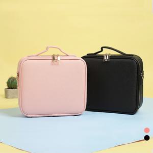 메이크업박스 DFF514S 25.5x23.5x10cm 칸막이 메이크업가방 화장품수납 코스메틱 파우치 소형 파티션가방