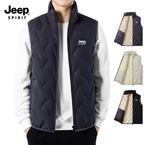 지프 JEEP SPIRIT 남녀공용 패딩조끼 뽀글이 조끼 양털조끼 이너조끼 JP2305