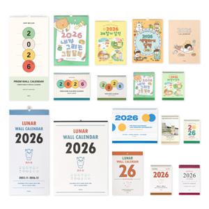 (무배 5950원~) 2026 탁상달력 벽걸이 캘린더 카렌더 모음전