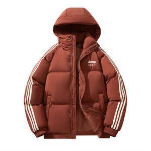 지프스피릿 JEEP SPIRIT 남녀공용 패딩자켓 트리밍 점퍼 레이어드 스타일 M088
