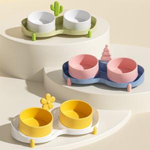 반려동물 고양이 강아지 도자기 밥그릇 물그릇 캔스푼 식기세트