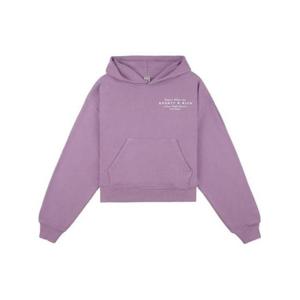 스포티앤리치 후드 티셔츠 763130 Free Soft Lavender White