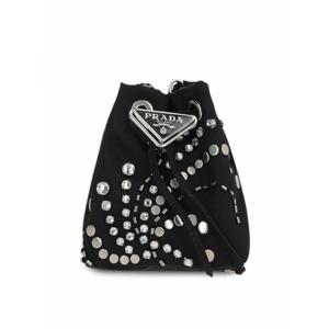 [PRADA] 라프리마 여성 크로스 바디 가방 스터드 버킷 백 1NR0162CZ5F0002 블랙 /8