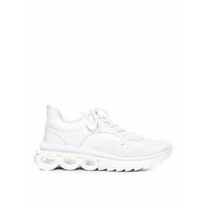 [SALVATORE FERRAGAMO] 라프리마 남성 트레이너 스니커즈 위드 간치니 플라크 021581762773003 화이트 /8