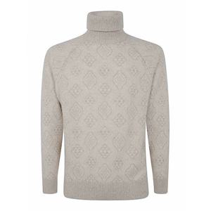 [BRUNELLO CUCINELLI] 라프리마 남성 터틀넥 폴로 necks 스웨터 MSO708503CDG31 화이트 /8