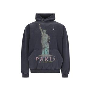 발렌시아가 후드 티셔츠 739024TQVS11083 DOM