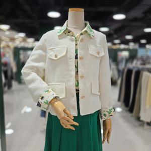 [멜로디가든]아이보리 포켓 트위드자켓 (M25S2J102 아이보리)_CA