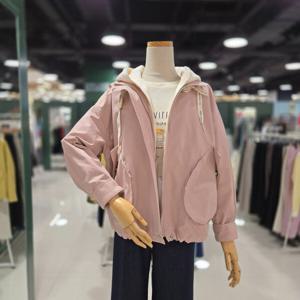 [멜로디가든]지컷 후드 점퍼 (M25S2R107 핑크)_CA