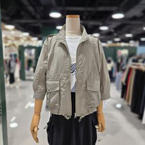 [멜로디가든]뒷단추포인트 점퍼 (M25M4R103 카키)_CA