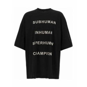 [RICK OWENS] 라프리마 남성 티셔츠 챔피언 X CM01E1675CHJG09 블랙 /8