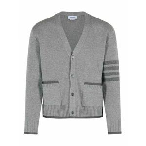 [THOM BROWNE] 라프리마 남성 가디건 밀라노 4바 Grey Irgin 울 MKC608AY1029055 /8
