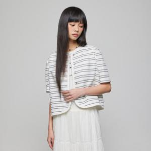 [듀엘]니트 스트라이프 자켓D242MSF231