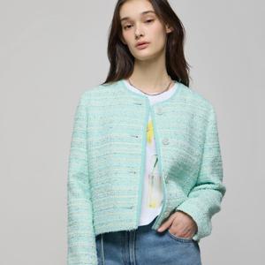 [듀엘]메탈 트위드 자켓(D242MSF041)