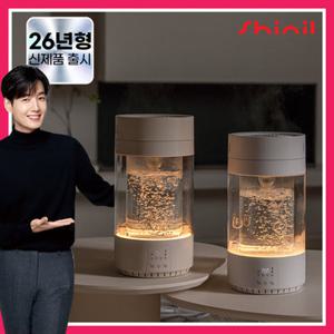 [26년형/사은품증정] 신일 3.5L 가열식 무드등 스텐레스 가정용 물멍 가습기 SUH-CV600ZA