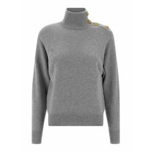 [BALMAIN] 라프리마 여성 가디건 캐시미어 울 스웨터 FF0KF100KI879UB Grey /8