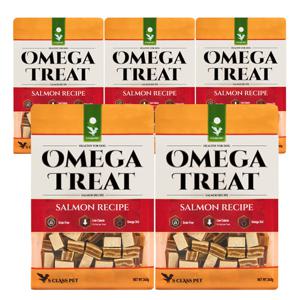 펫보타닉스 헬씨 오메가트릿 연어 340g x5개 애견간식