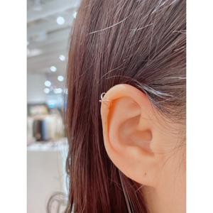 미니골드 [10K] 심플 크로스 라인(소) 이어커프 EAMM0542