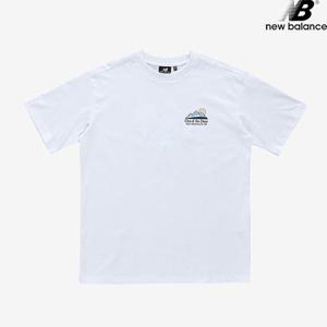 뉴발란스 NBNEC2L313-WH 아이비 보이 백패킹 공용 반팔티 티셔츠